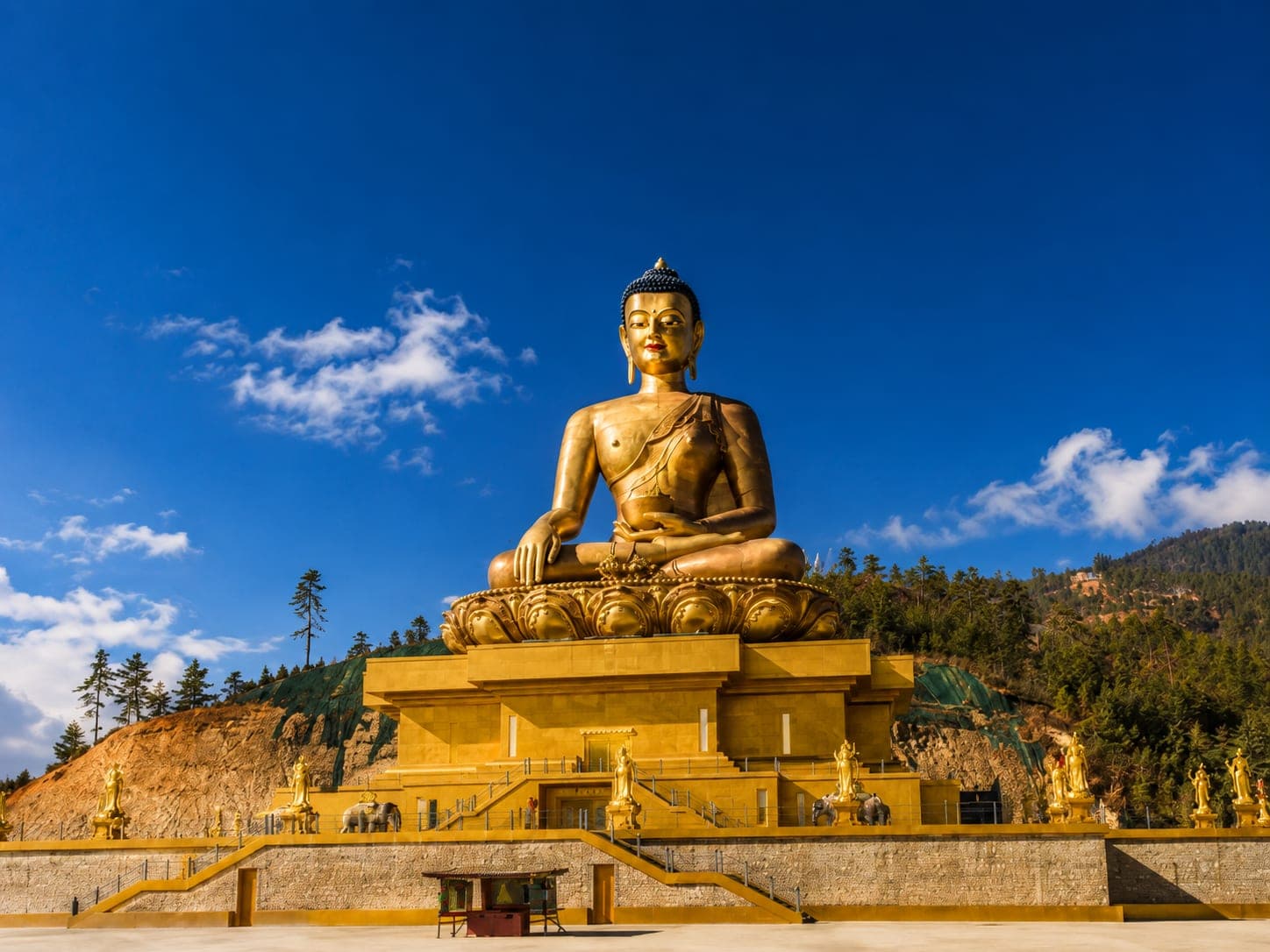 The Great Buddha Dordenma statue overlooking Thimphu
