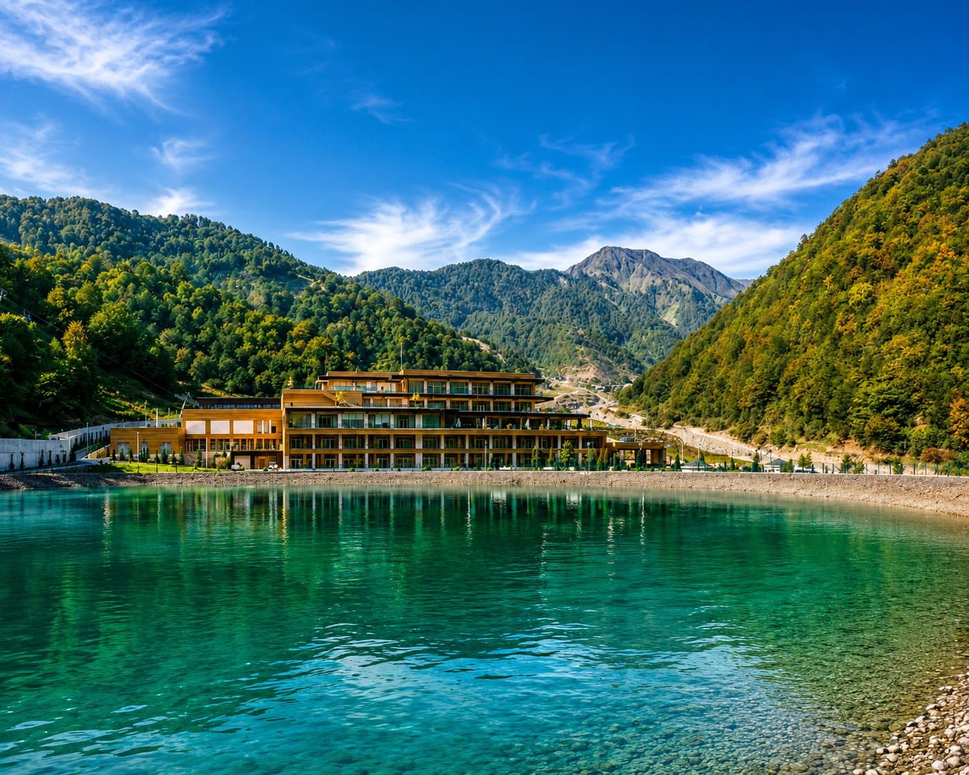 The Tufandag Mountain Resort in Gabala, Azerbaijan