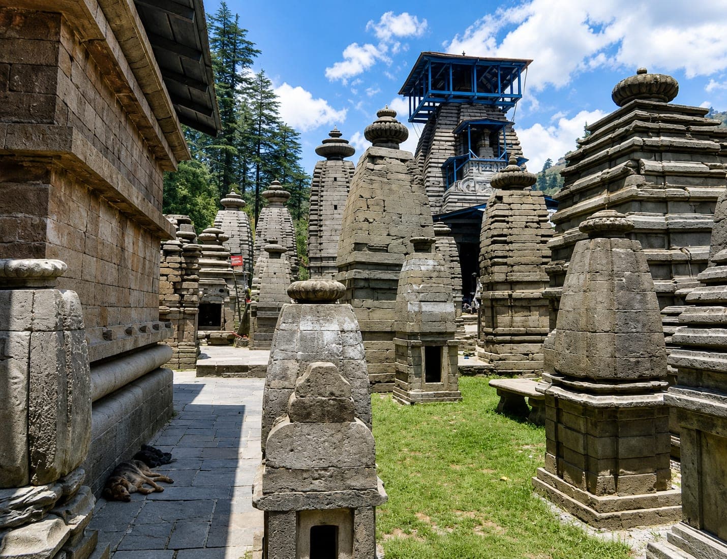 The Jageshwar Dham temple cluster near Almora