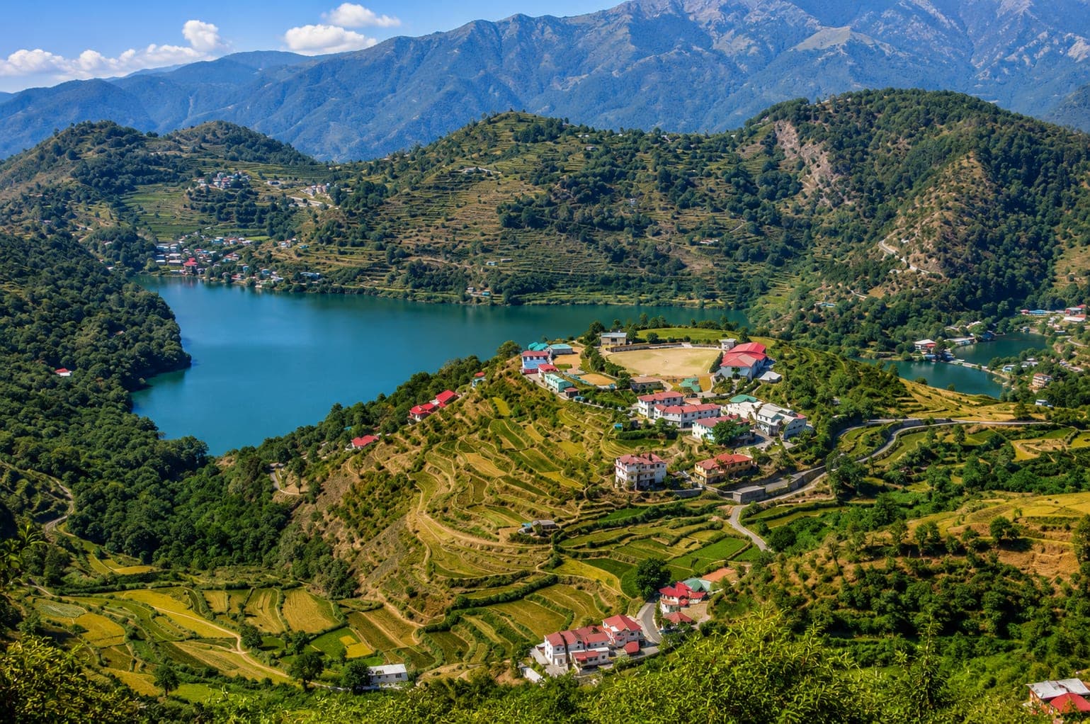 Naukuchiatal, the nine-cornered lake near Nainital